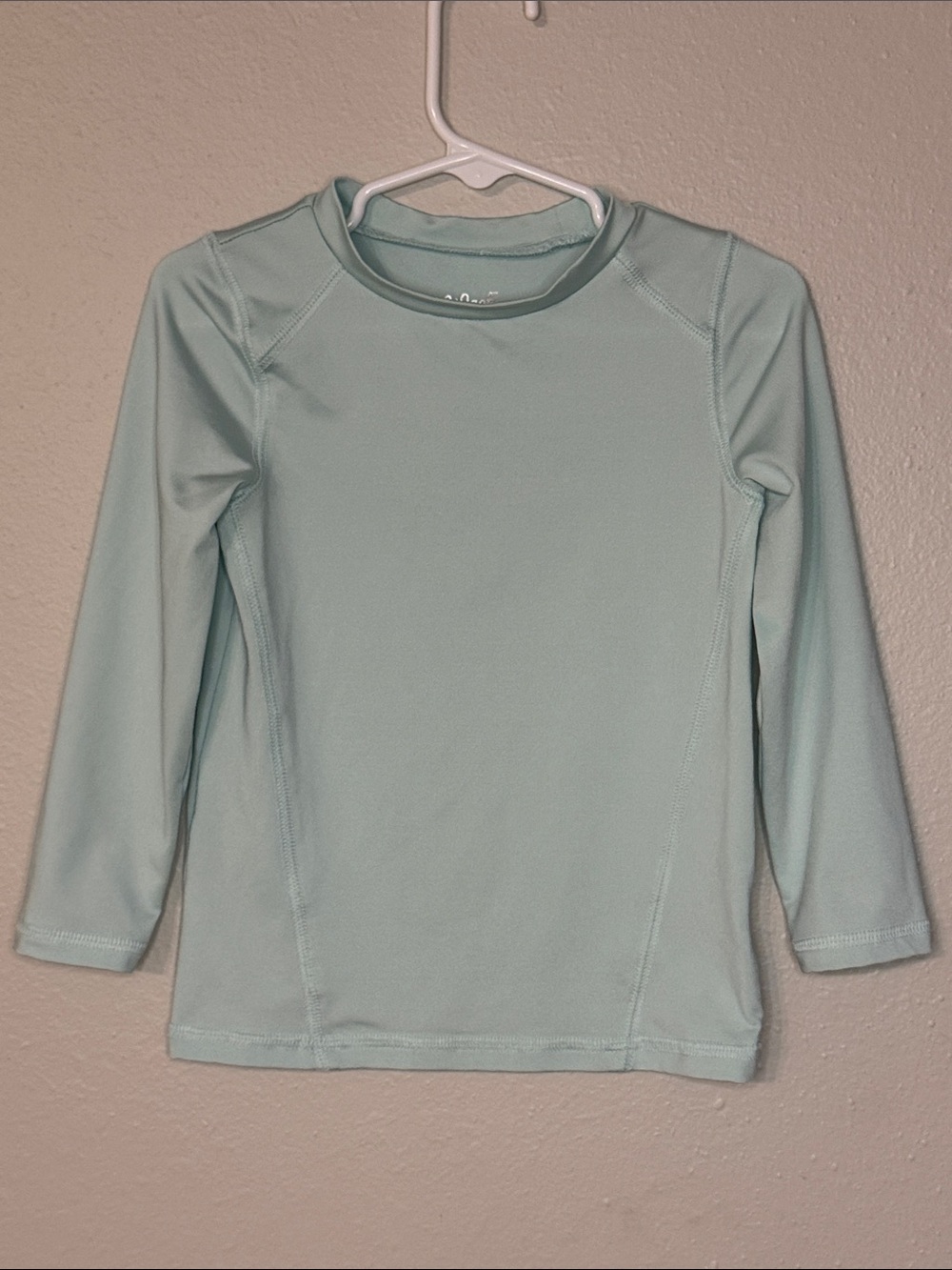 Cat & Jack Kids Long-Sleeve Swim Rashguard - Light Aqua